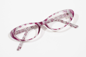 Smilen-3029-Purple-Glitter-Striped-Glasses-3