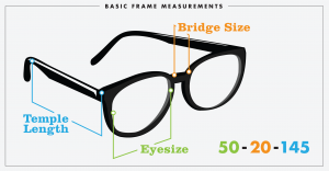 Glasses Measurements, Frames Size Guide